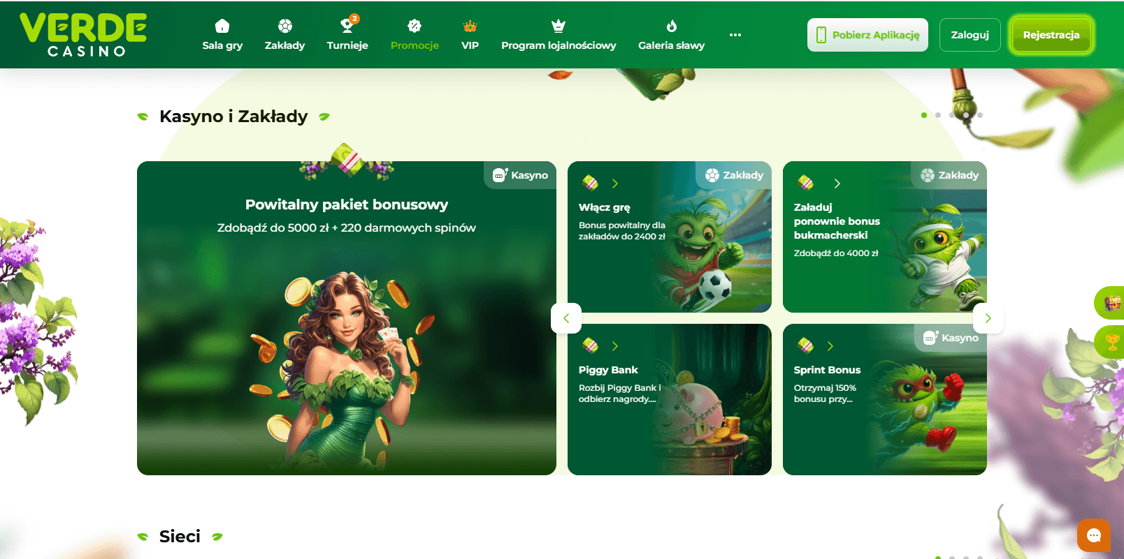 VerdeCasino_Zrzuty ekranu_Bonusy